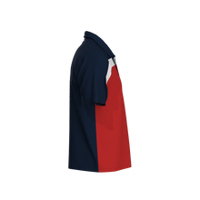 Load image into Gallery viewer, All Day Polo - Men's Color Block - Red & Navy