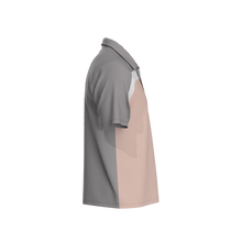 Load image into Gallery viewer, All Day Polo - Men's Color Block - Dusty Pink & Grey