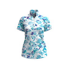 Load image into Gallery viewer, Blue Leopard Polo II