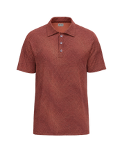 Load image into Gallery viewer, Lattice Flex Polo - Rust