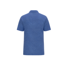 Load image into Gallery viewer, Lattice Flex Polo - Cornflower Blue