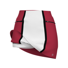 Load image into Gallery viewer, Maroon Color Block Skort