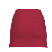 Load image into Gallery viewer, Maroon Color Block Skort