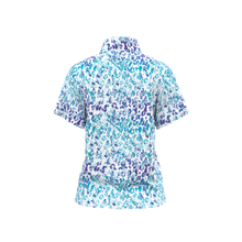 Load image into Gallery viewer, Blue Leopard Polo