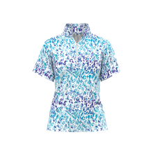 Load image into Gallery viewer, Blue Leopard Polo