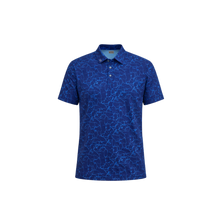 Load image into Gallery viewer, Crackle Flex Polo - Navy
