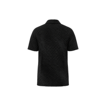 Load image into Gallery viewer, Lattice Flex Polo - Black
