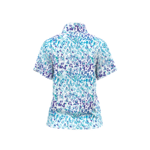 Load image into Gallery viewer, Blue Leopard Polo
