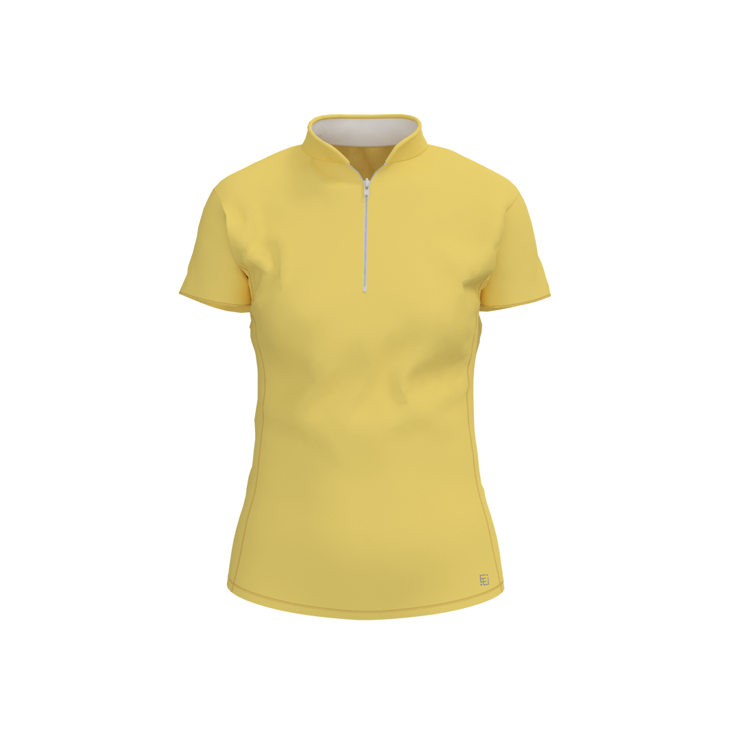 Ladies Summer Tech Polo - Sunshine Yellow